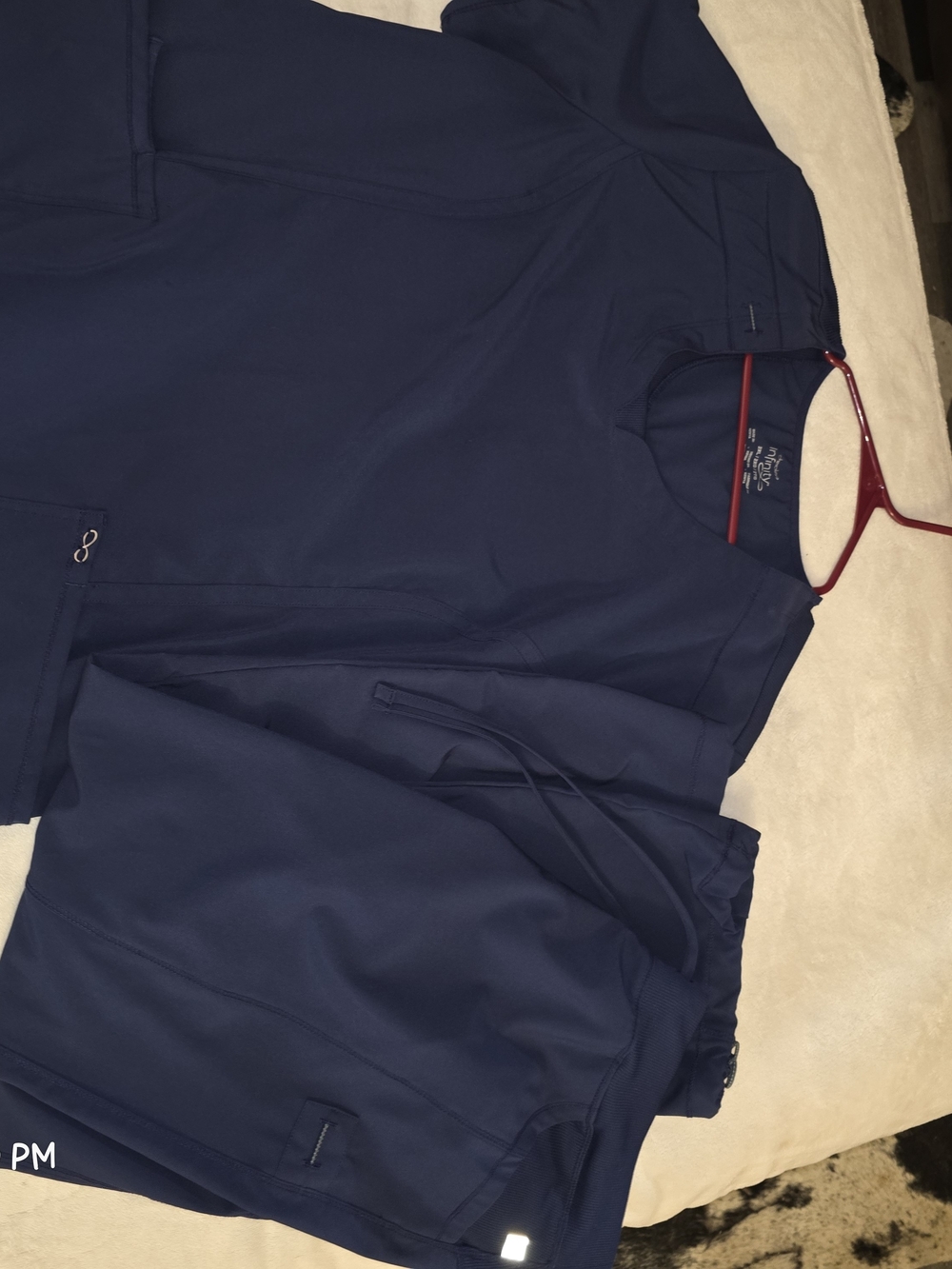Women’s Navy Athletic Scrub Set - Professional Performance Top & Pants